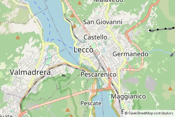 Mapa Lecco