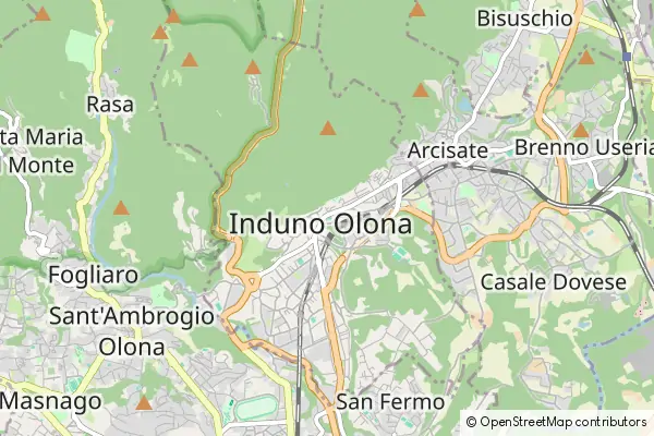 Mapa Induno Olona