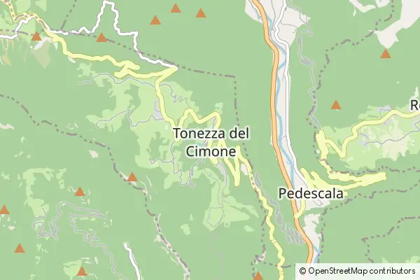 Mapa Tonezza del Cimone