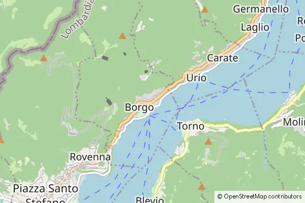 Mapa Moltrasio