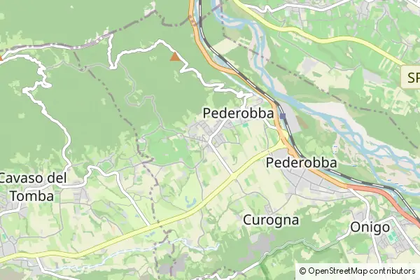 Mapa Pederobba