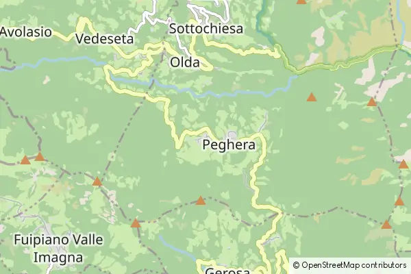 Mapa Peghera