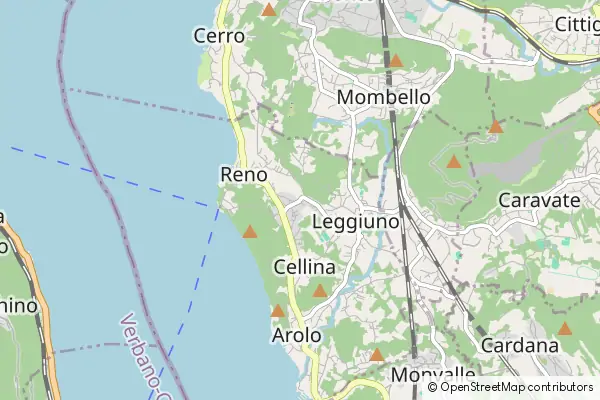 Mapa Leggiuno