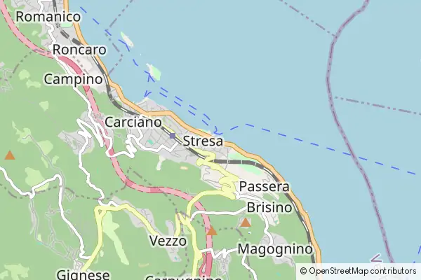 Mapa Stresa