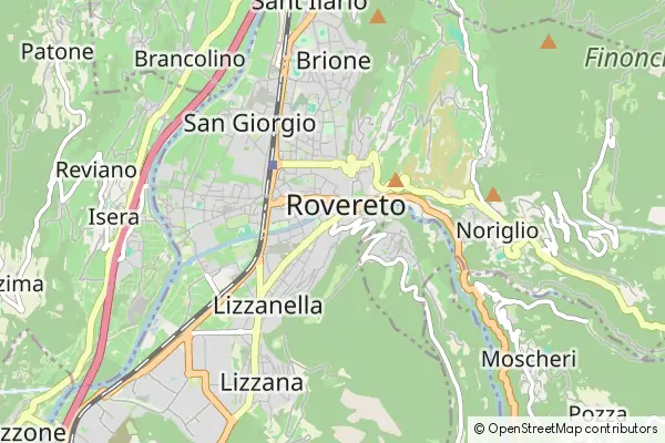 Mapa Rovereto