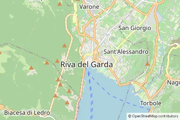 Mapa Riva del Garda