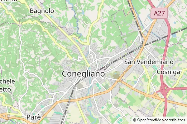 Mapa Conegliano