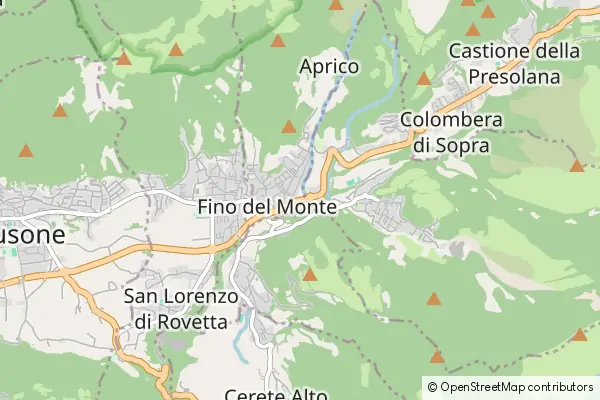 Mapa Fino del Monte