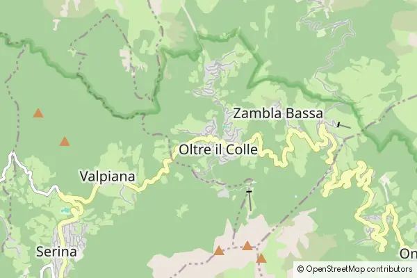 Mapa Oltre il Colle