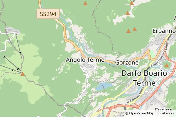 Mapa Angolo Terme