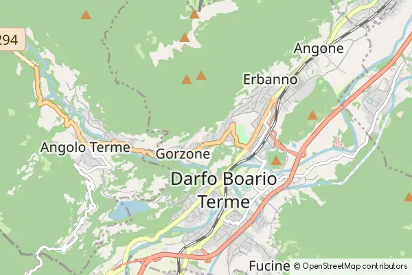 Mapa Boario Terme