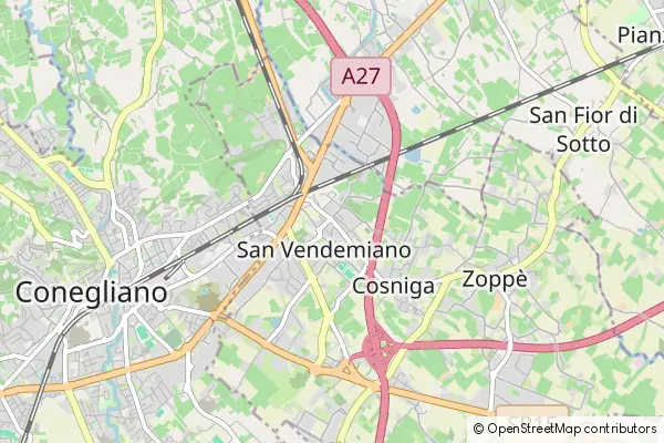 Mapa San Vendemiano