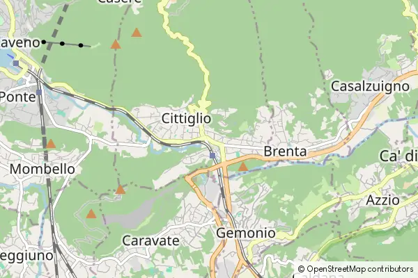 Mapa Cittiglio