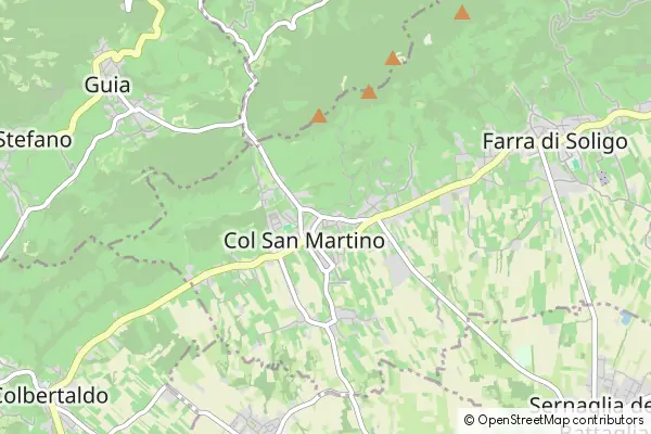 Mapa Col San Martino