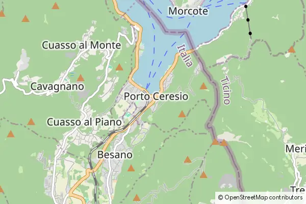 Mapa Porto Ceresio