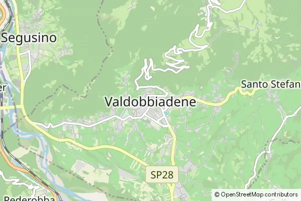 Mapa Valdobbiadene