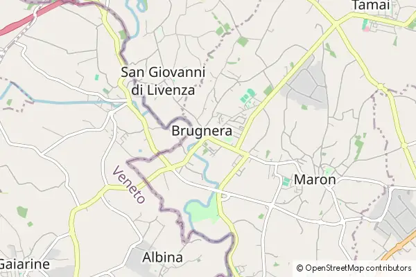 Mapa Brugnera