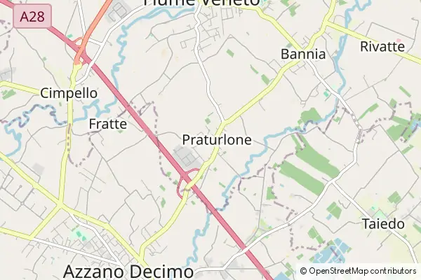 Mapa Praturlone