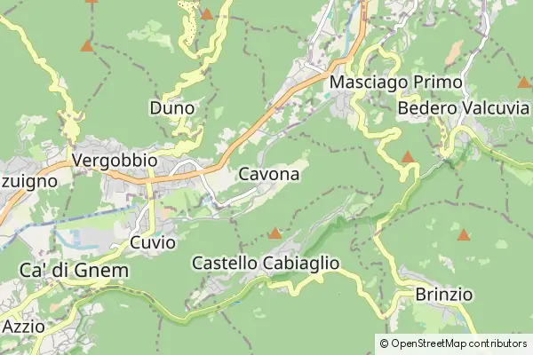 Mapa Cavona