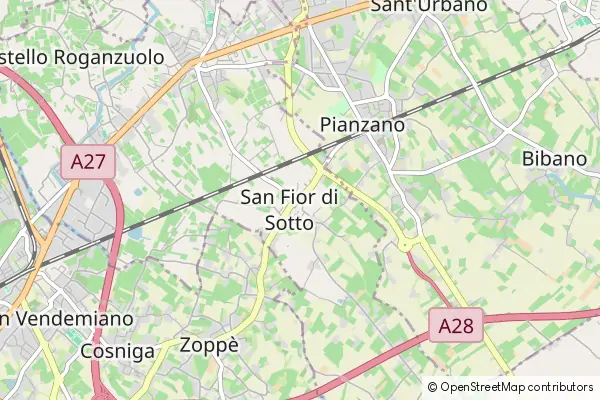 Mapa San Fior