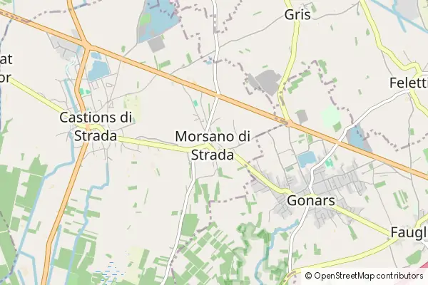 Mapa Morsano di Strada