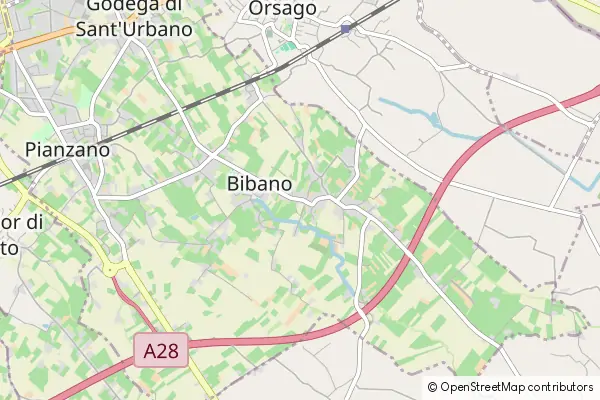 Mapa Bibano