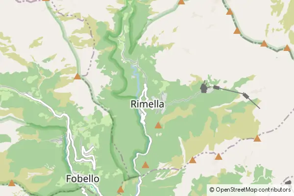 Mapa Rimella