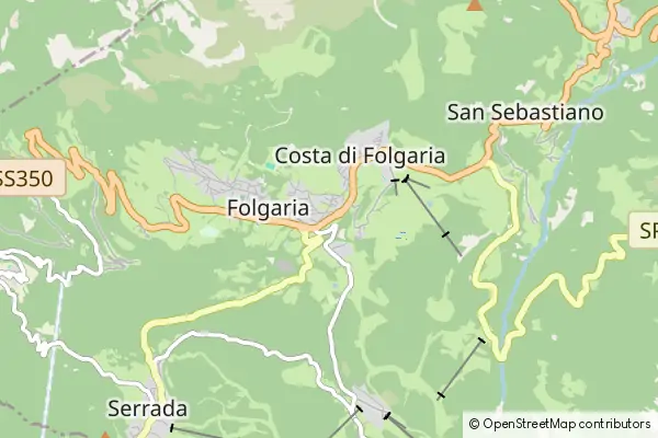 Mapa Folgaria