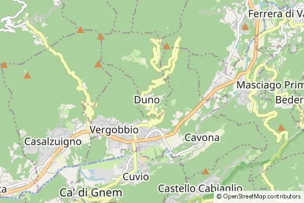 Mapa Duno