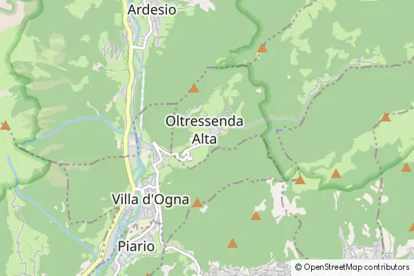 Mapa Oltressenda Alta