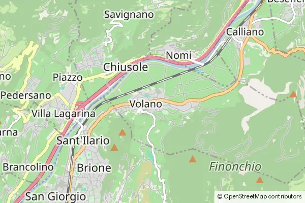 Mapa Volano