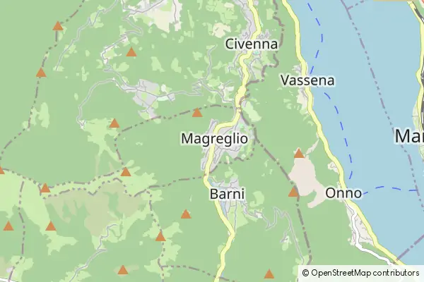 Mapa Magreglio