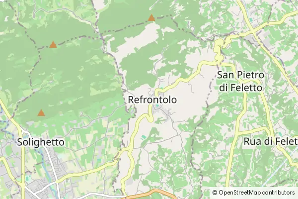 Mapa Refrontolo