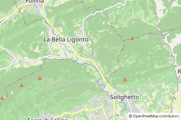 Mapa Pedeguarda di Follina