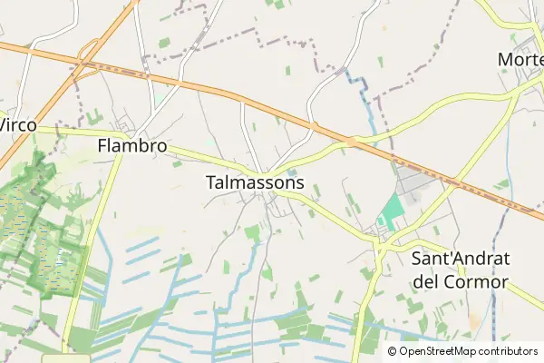 Mapa Talmassons