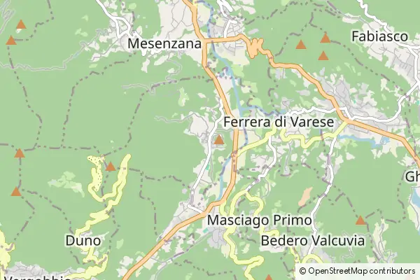 Mapa Cassano Valcuvia