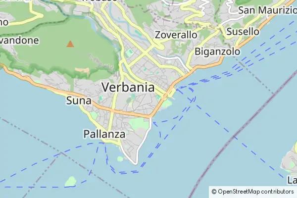 Mapa Verbania