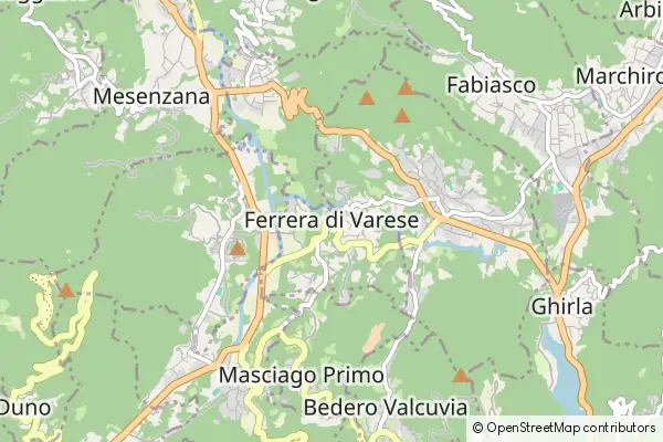 Mapa Ferrera di Varese