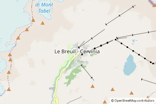 Mapa Cervinia