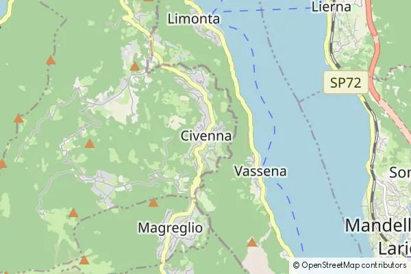 Mapa Civenna