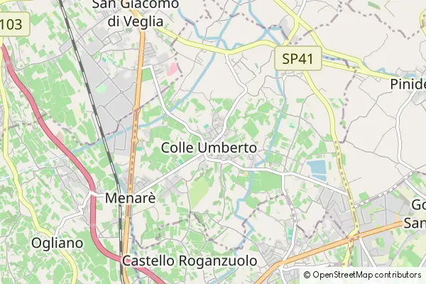 Mapa Colle Umberto