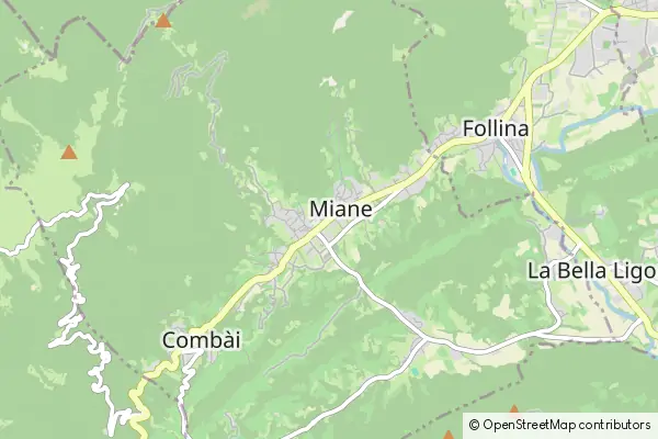 Mapa Miane