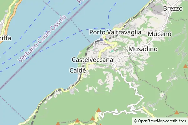 Mapa Castelveccana