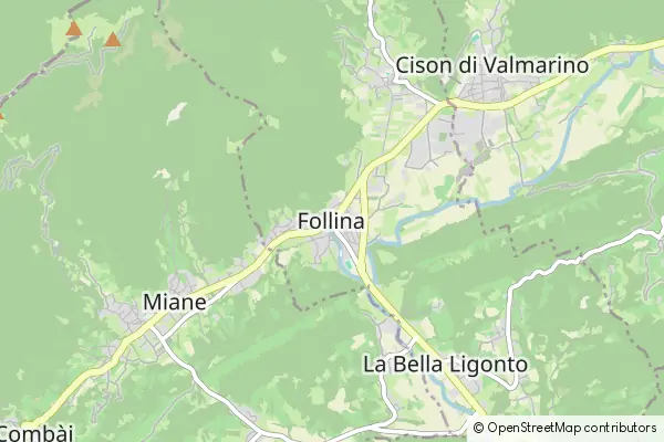 Mapa Follina