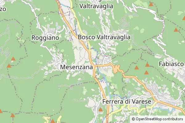 Mapa Mesenzana