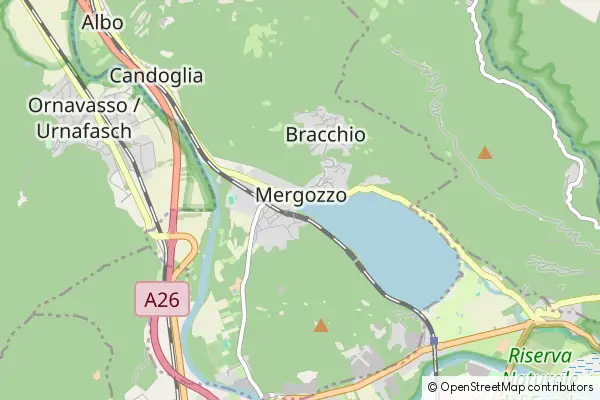 Mapa Mergozzo