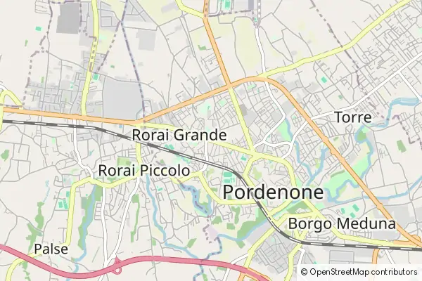 Mapa Pordenone