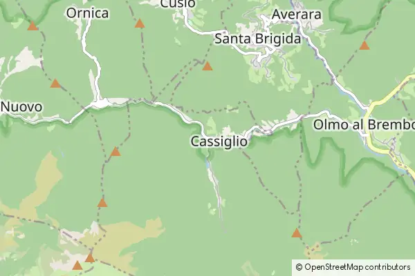 Mapa Cassiglio