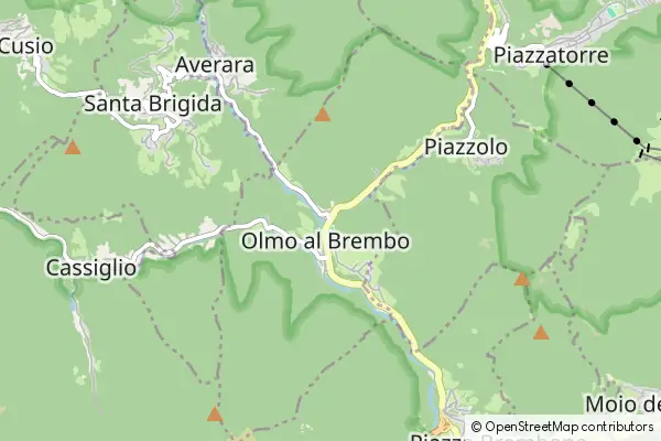 Mapa Olmo al Brembo