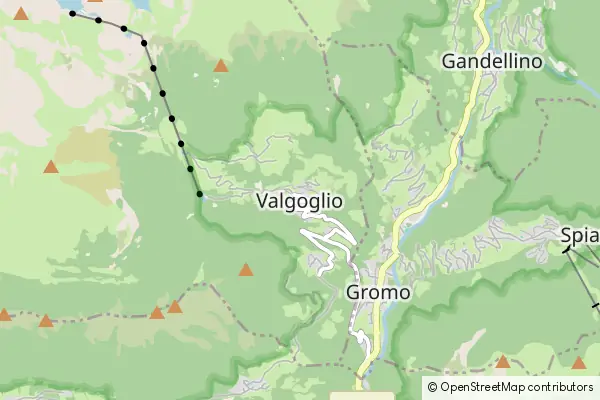 Mapa Valgoglio